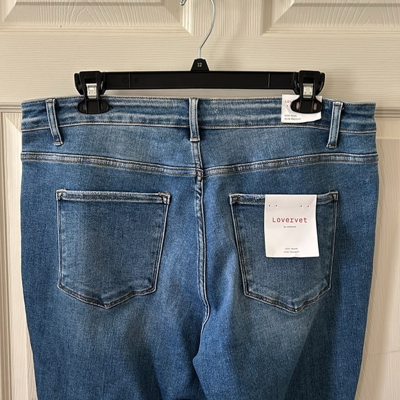 Lovervet by Vervet sz 20 - high rise slim bootcut jeans - Picture 2 of 3